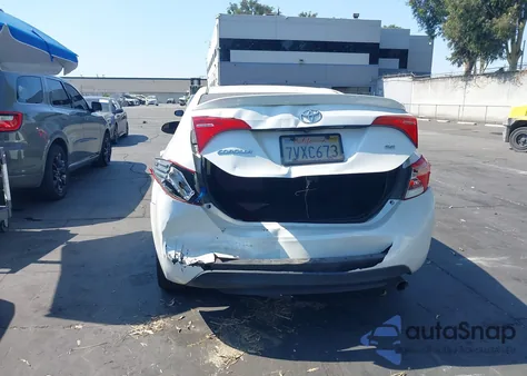 2017 Toyota Corolla Se from USA, damaged, VIN 5YFBURHE1HP592513